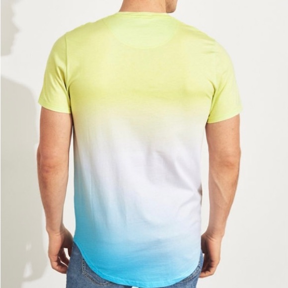 ☀️Hollister, Size XS, Ombré, Logo Graphic, Short Sleeve Top - Picture 8 of 10